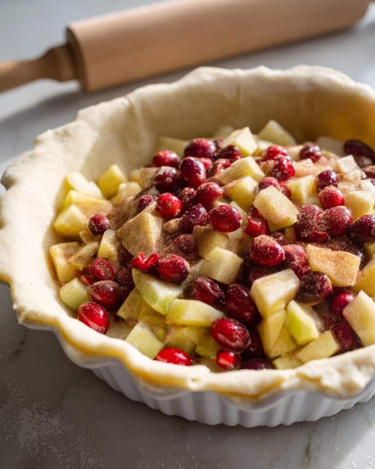 Spiced Cranberry Apple Pie Filling Recipe
