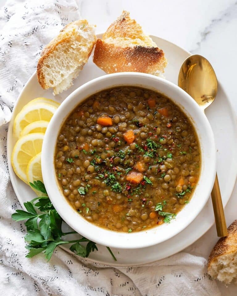 Green Lentil Soup Recipe