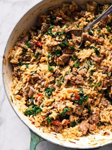 Cozy Ground Beef Orzo Recipe