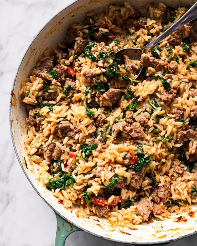 Cozy Ground Beef Orzo Recipe